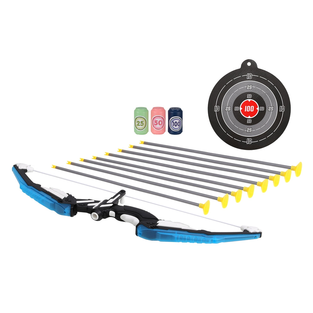 Keezi Kids Light-Up Bow and Arrow Set with Target - Fun and safe outdoor play.
