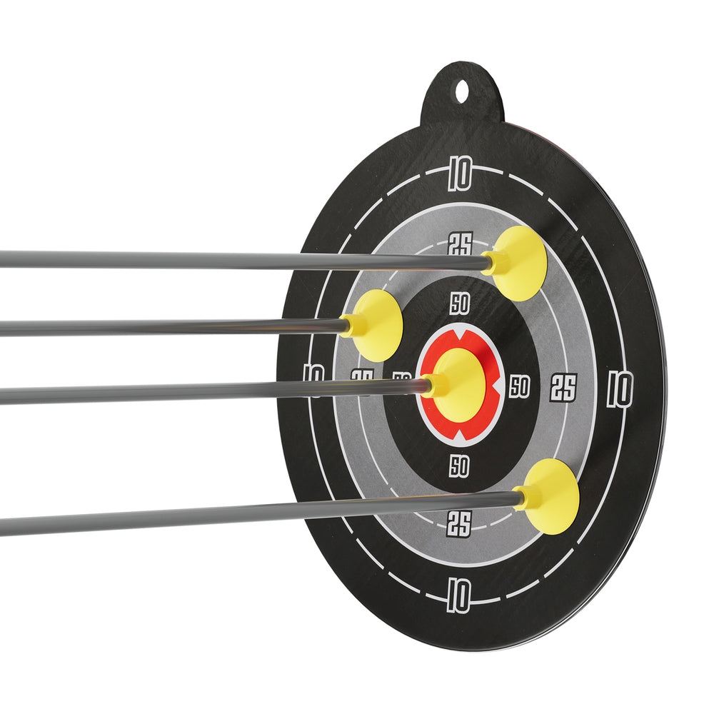 Keezi Kids Light-Up Bow and Arrow Set for target practice, fun play at home.