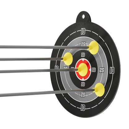 Keezi Kids Light-Up Bow and Arrow Set for target practice, fun play at home.