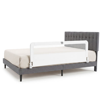White Toddler Bed Rail | Foldable Removable Cover King Size Bed