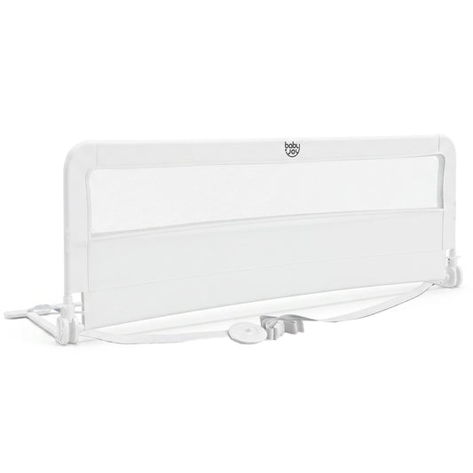White Toddler Bed Rail | Foldable Removable Cover King Size Bed