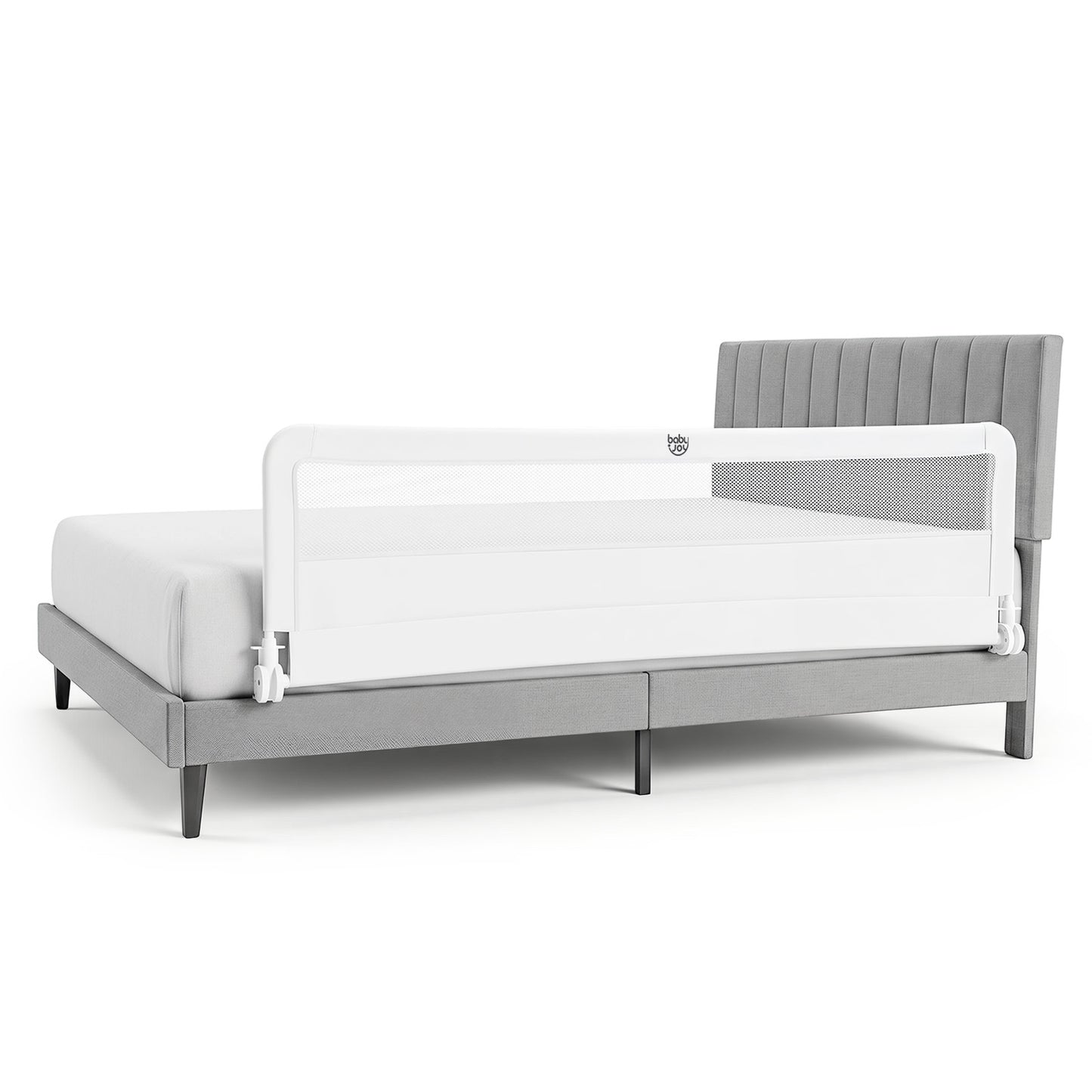 White Foldable Mesh Bed Rail | 180x56cm Toddler Guard