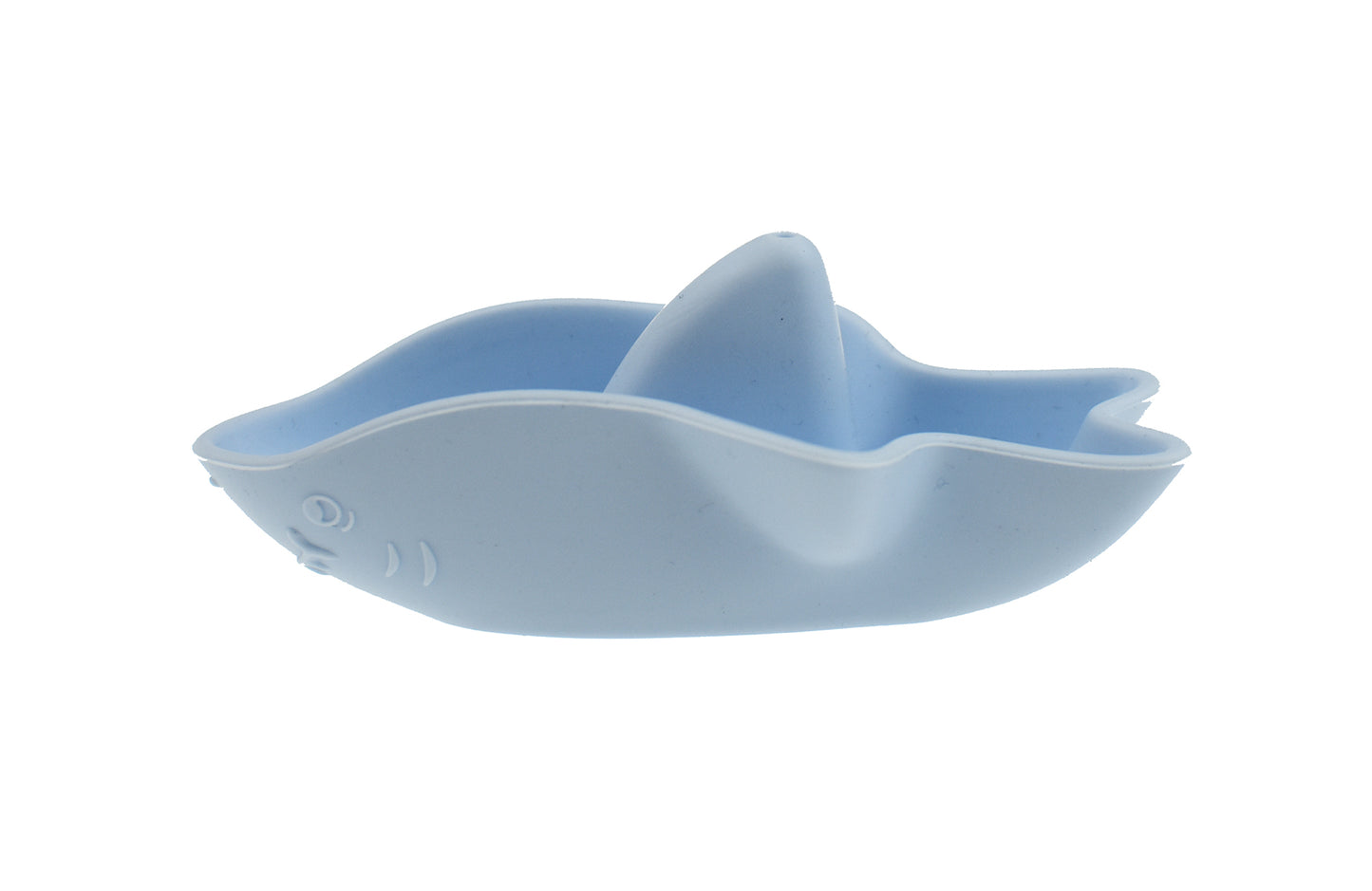 Silicone bath sharks set in blue green for toddlers aged 10m+ bath time fun.