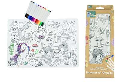 Reusable Silicone Drawing Mat | Enchanted Kingdom Creativity