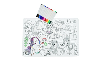 Reusable Silicone Drawing Mat | Enchanted Kingdom Creativity