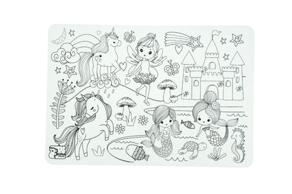 Reusable Silicone Drawing Mat | Enchanted Kingdom Creativity