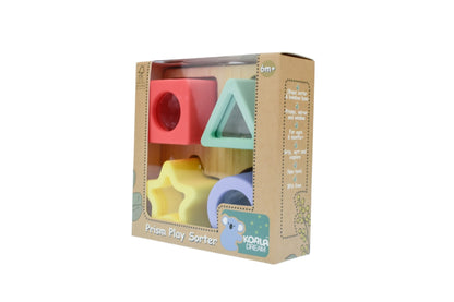 Silicone Prism Shape Sorter | Colorful Sensory Toy for Development