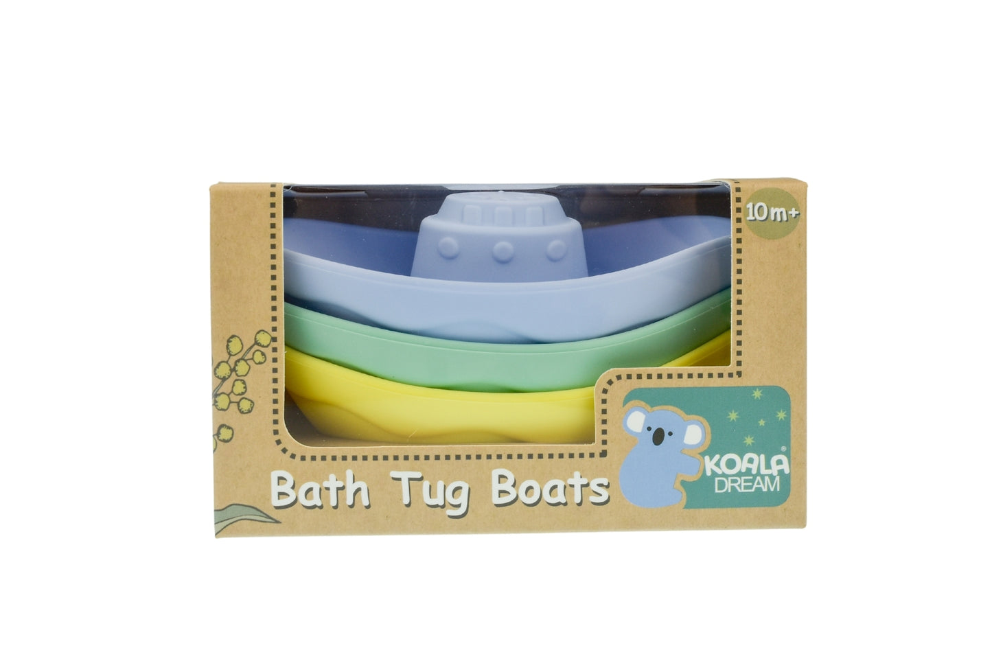 Silicone Bath Tug Boats | Colorful 3-Piece Set for Water Play