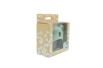 Silicone Koala Teething Mitten Green