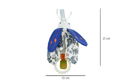 Snuggle Pal Banjo Beetle With Silicone Teething Ring