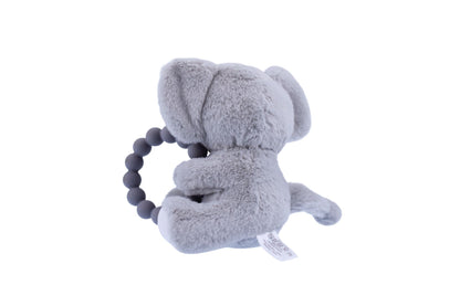 Snuggle Pal Ellis Elephant With Silicone Teething Ring