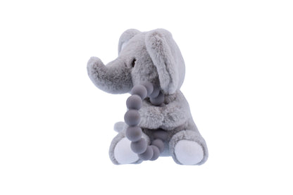 Snuggle Pal Ellis Elephant With Silicone Teething Ring