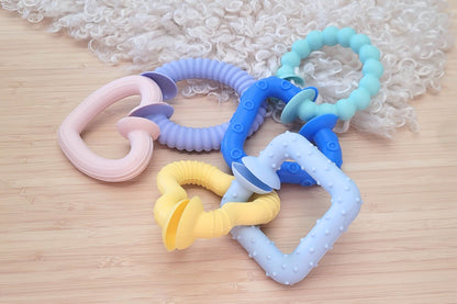 Silicone Snap & Learn Sensory Teethers
