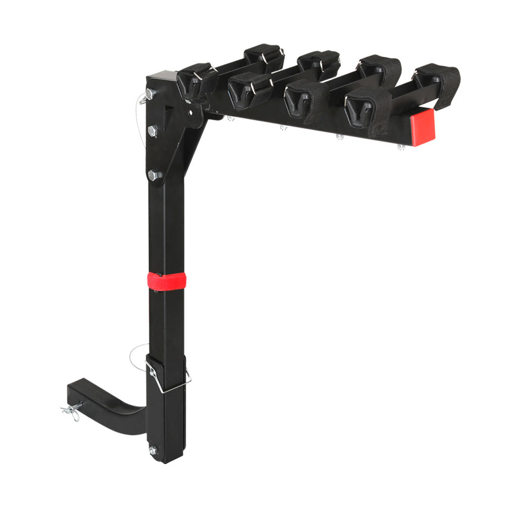 Giantz 4 Bicycle Bike Carrier Rack Car 2" Hitch Mount Foldable Black