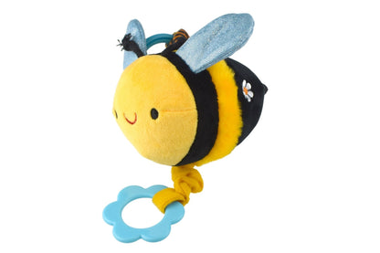 Koala Dream Snuggle Buddy Hunny Bee Jiggler Teether Toy - Infant soothing companion.