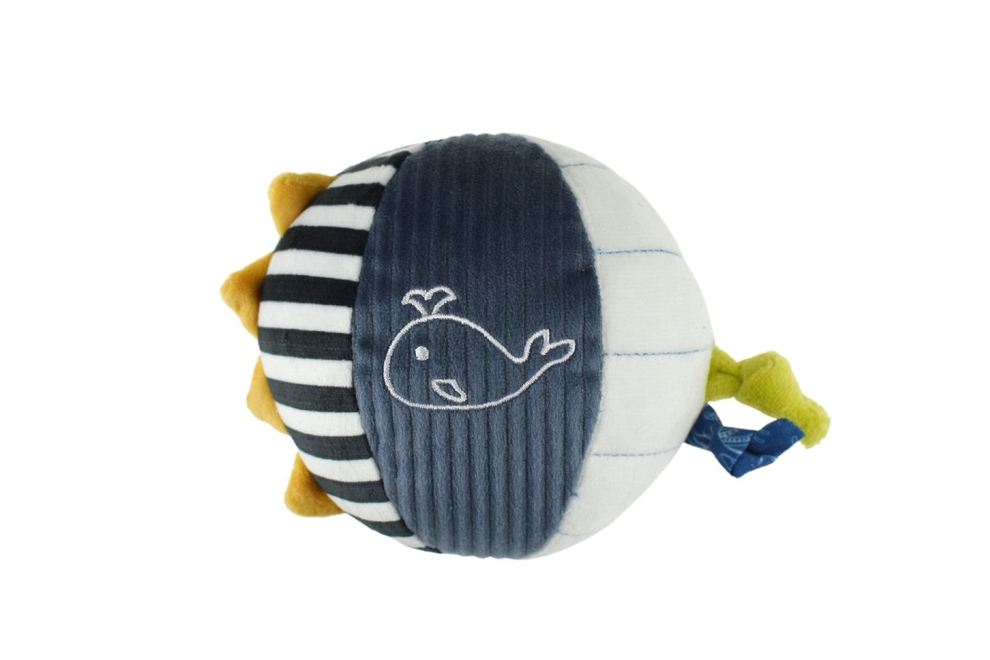 Koala Dream Splashy Whale Sensory Ball for babies stimulates tactile development at home.