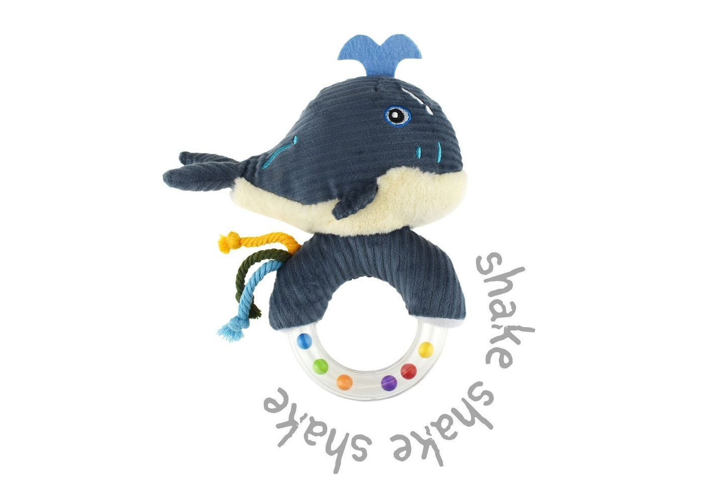 Koala Dream Whale Ring Rattle Teether | Interactive, soothing teething toy for babies at home.