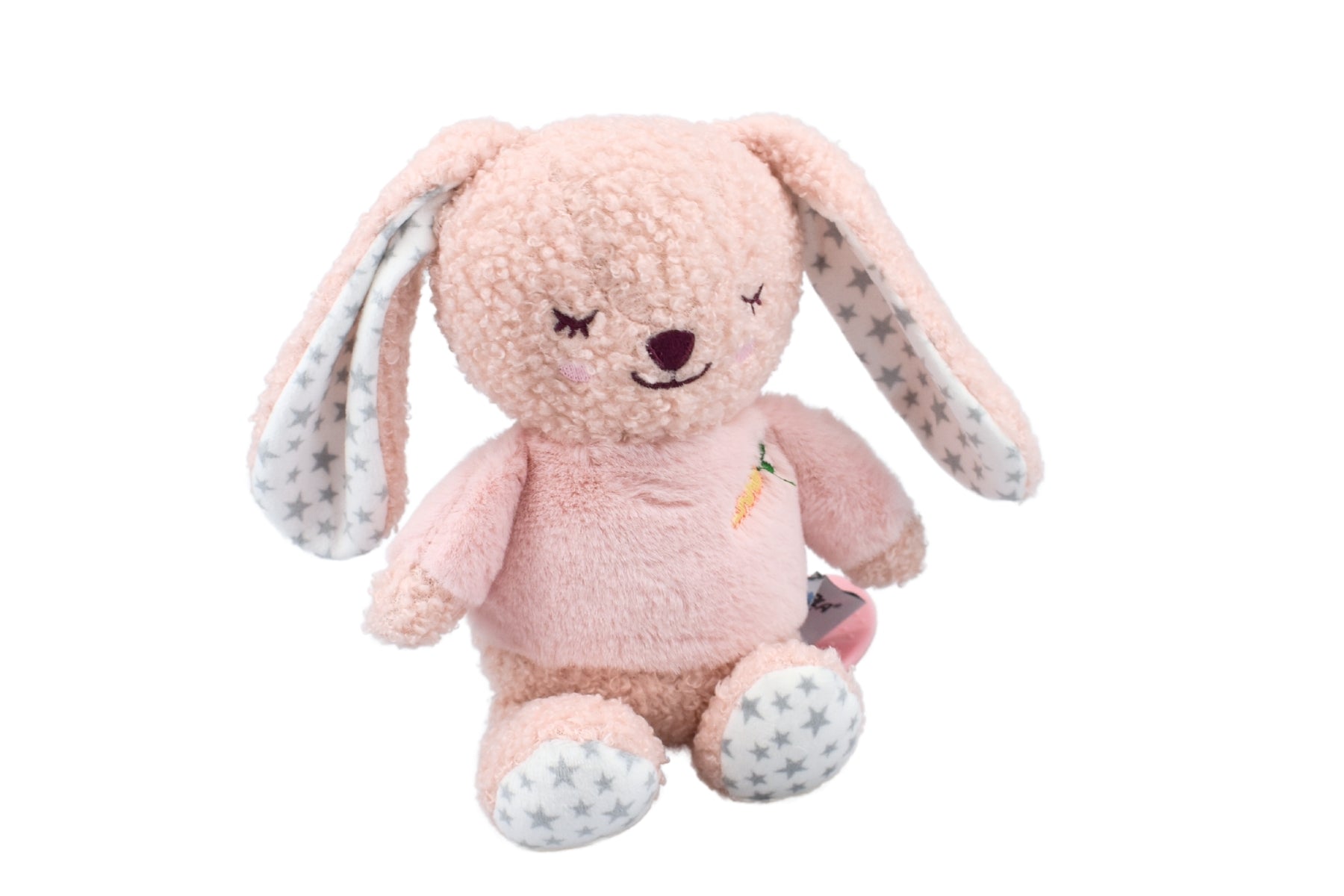 Berry Bunny Jiggler Teether Pram Toy - Soft, interactive toy for soothing and play.