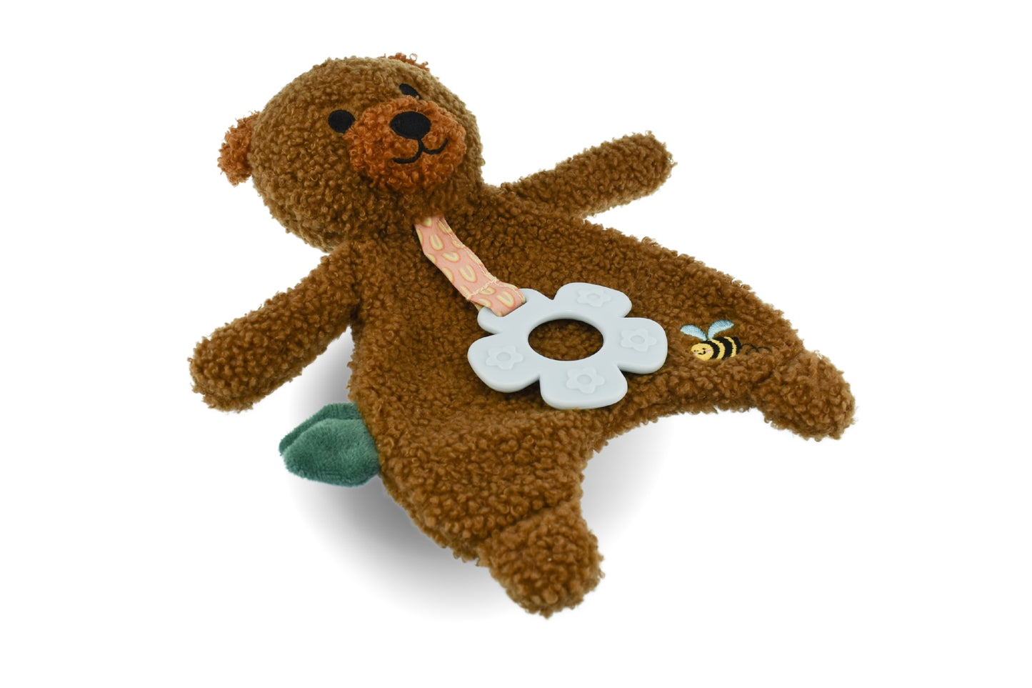 Maple Bear Snuggler with Teether, a 20cm soft buddy for comforting playtime.