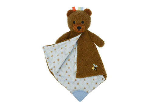 Maple Bear blanket | soft, cozy snuggle buddy for babies, perfect for comfort and warmth.