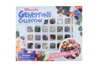 Kaper Kidz Ultimate Gemstone Collection | 48 piece set for kids creative play at home.