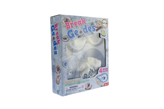 Kaper Kidz Break Your Own Geodes Kit | Educational toy for children to discover natural geodes.