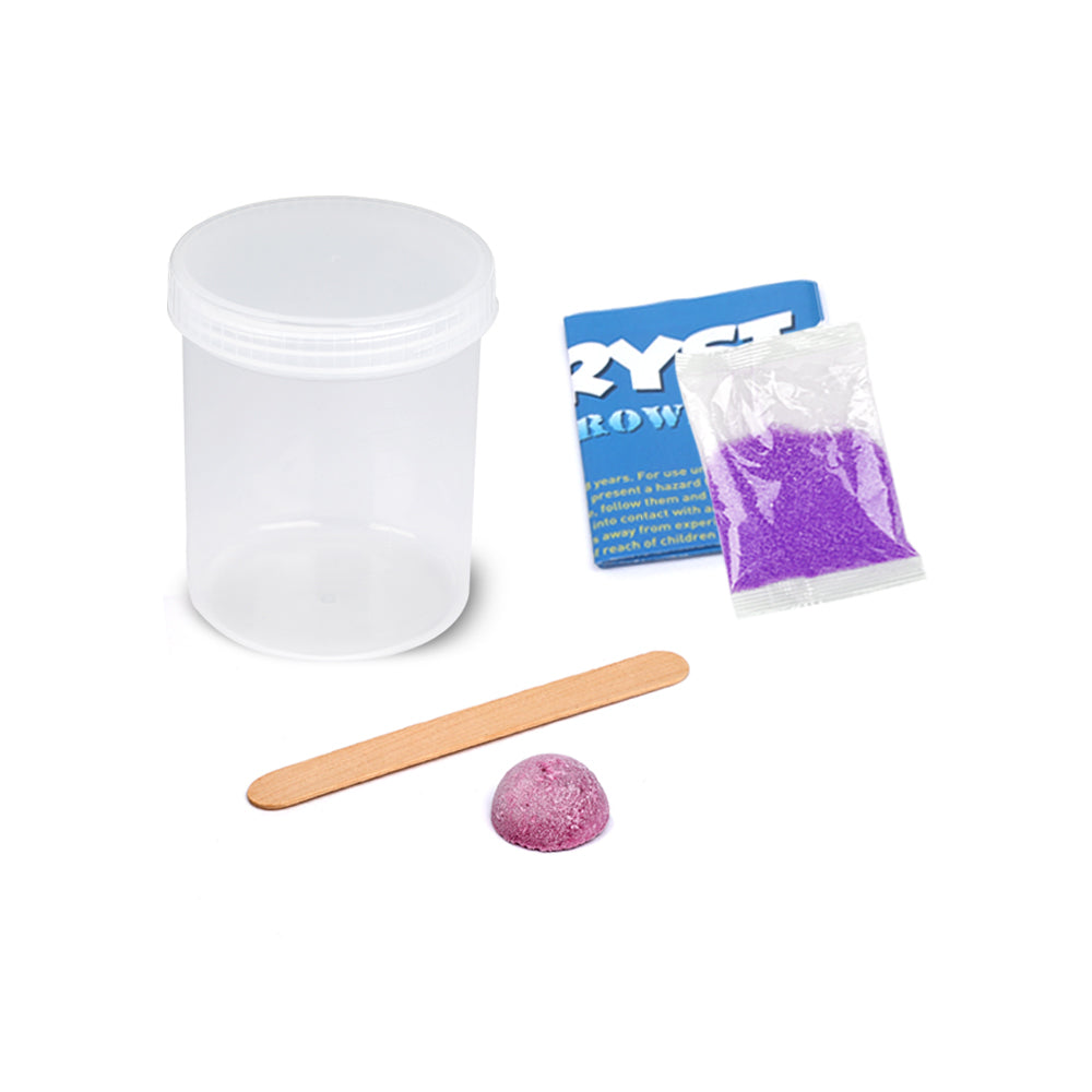 Kaper Kidz Crystal Growing Kit in 6 colours, promotes STEM learning for kids aged 8+.