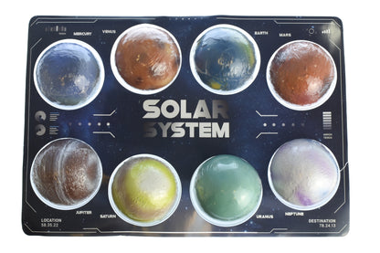 Kaper Kidz Solar System Dig Kit with 8 planets and 40 gems for educational play at home.