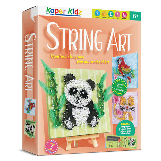 Colorful Animal String Art Kit for Kids 8+ - Fun and creative DIY craft project