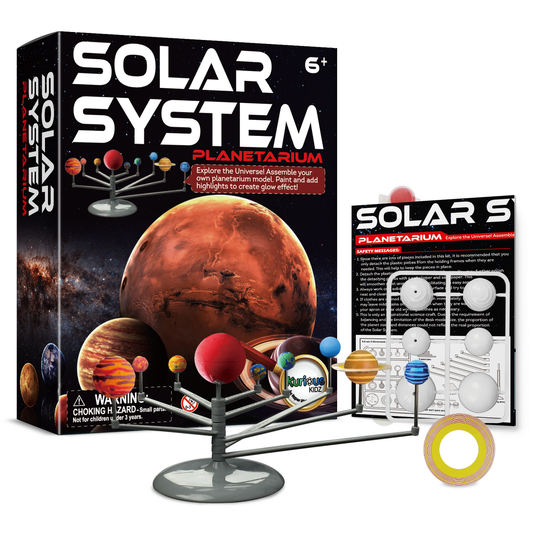 Kaper Kidz Glow in Dark Solar System Kit | Educational DIY activity for kids