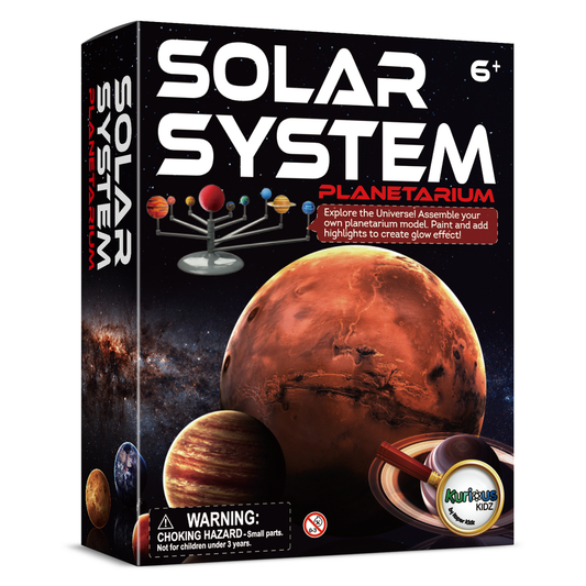 Kaper Kidz DIY Glow in Dark Solar System Kit | Interactive educational toy for ages 6+.