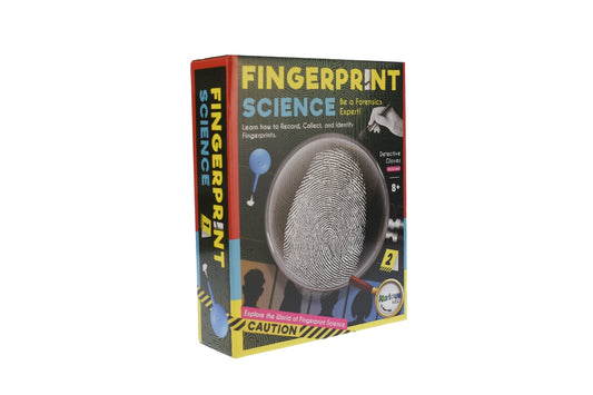 Kaper Kidz Fingerprint Science Kit for detective play, STEM learning for kids 8+.