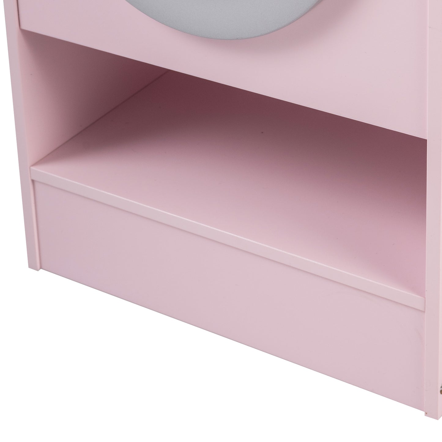 Double Sided Kids Play Kitchen | Water Dispenser Cookware Pink