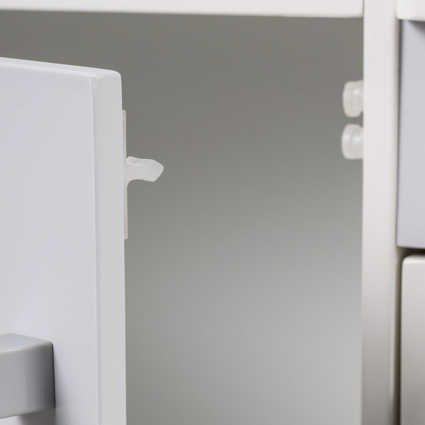 Double-Sided Kids Play Kitchen | Water Dispenser Cookware White
