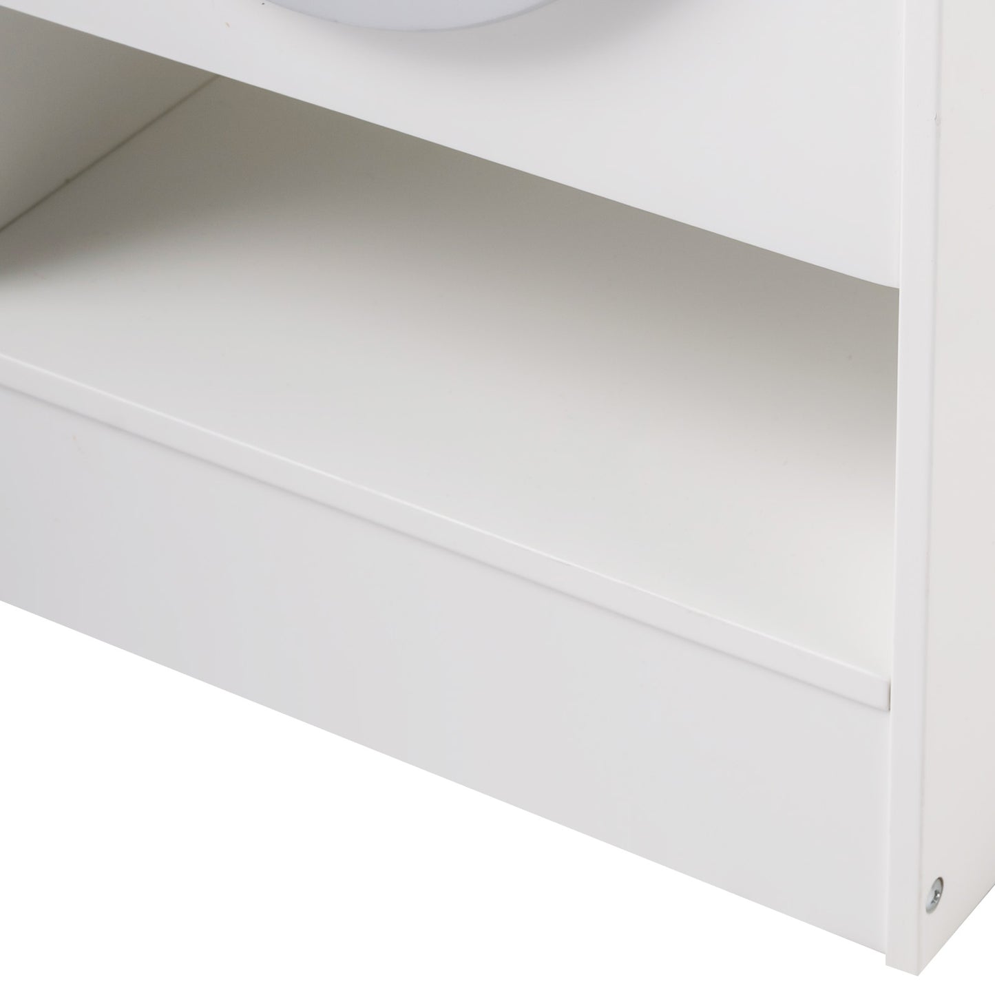 Double-Sided Kids Play Kitchen | Water Dispenser Cookware White