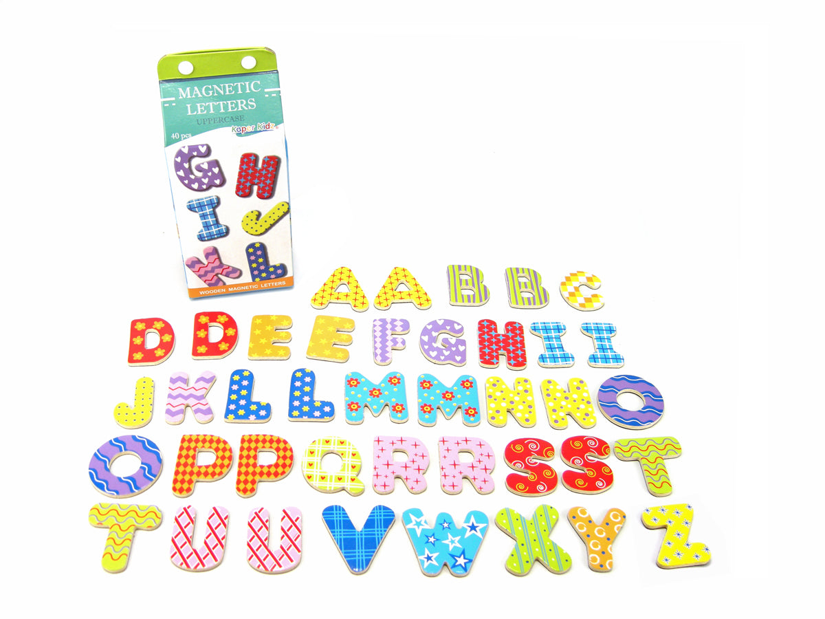 Milk Carton Magnetic Uppercase Letters - Kids Mega Mart