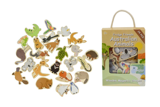 Fridge Friends Magnetic Australian Animals 24 Pcs