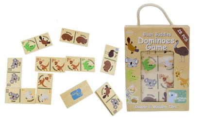 Bush Buddies Wooden Animal Dominoes | Australian Wildlife Game
