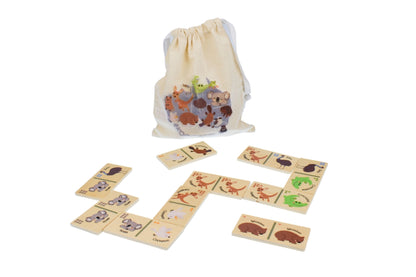 Bush Buddies Wooden Animal Dominoes | Australian Wildlife Game