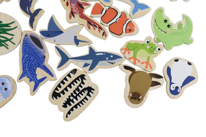 Magnetic Australian Sea Animals 25pcs | Colorful Fridge Magnets