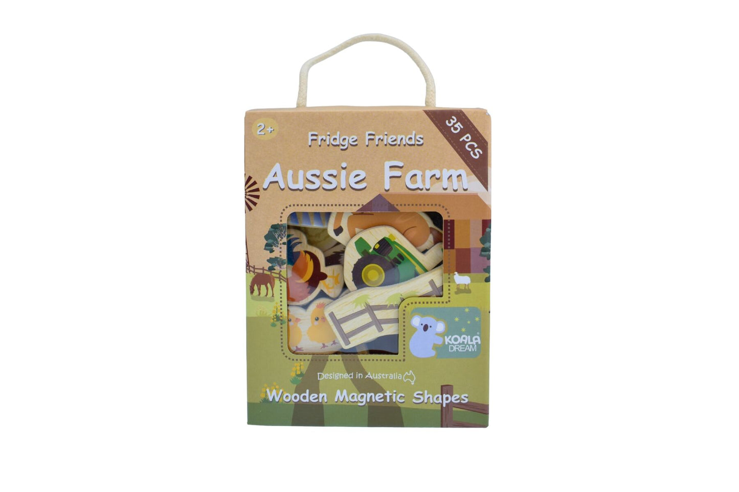 Fridge Friends Aussie Farm Magnets 35 Pcs