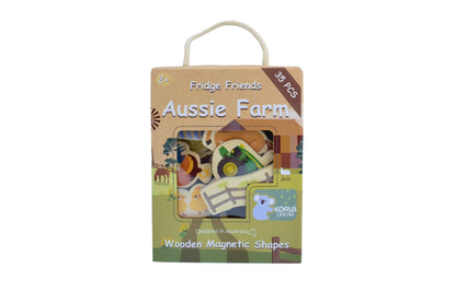 Fridge Friends Aussie Farm Magnets 35 Pcs