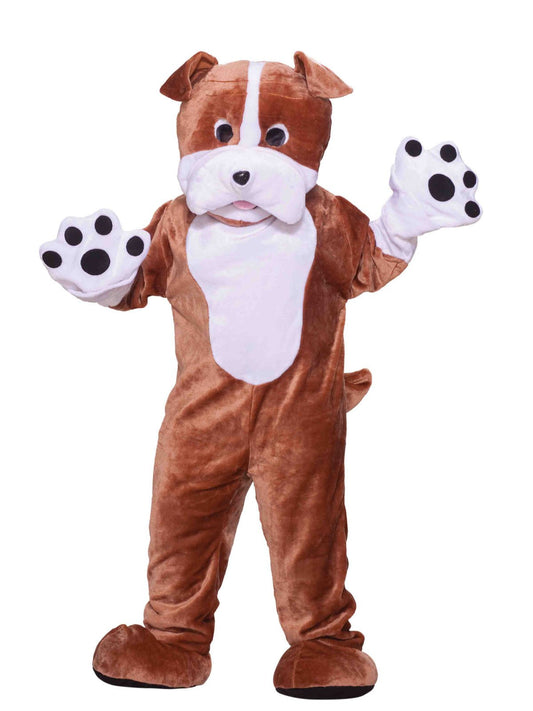 Bull dog mascot costume for adults