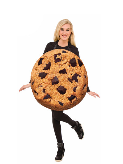 Adult Brown Cookie Costume with Choc Chips | Halloween Tunic