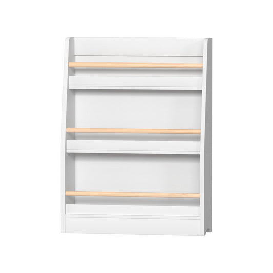 Keezi 3 Tier Kids Bookshelf - Safe, fun storage solution for playrooms, engaging young readers.