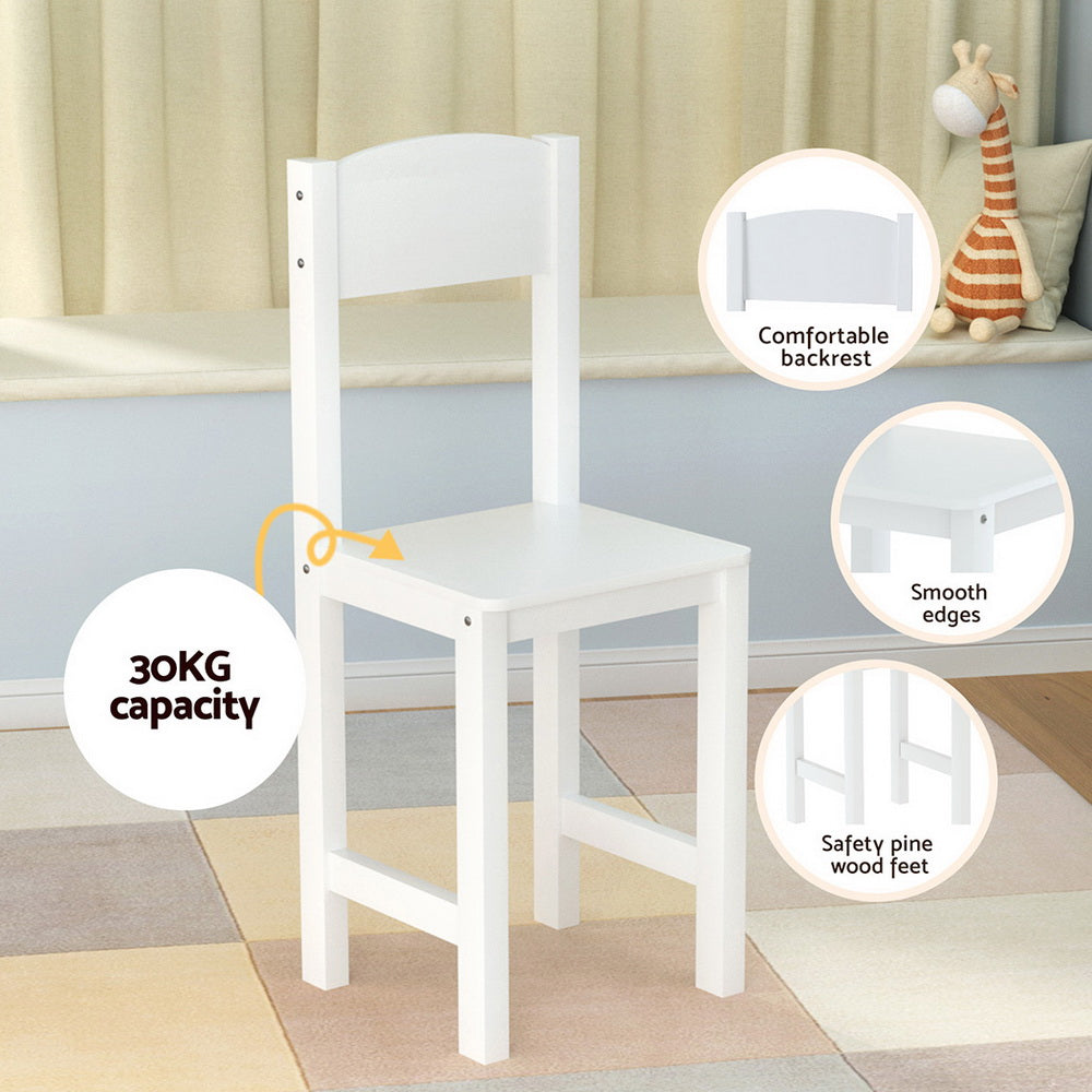 Keezi Kids Study Desk & Chair with Storage Cabinet | Perfect set for childrens home learning