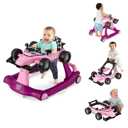 4 In 1 Foldable Baby Activity Walker | Adjustable Purple