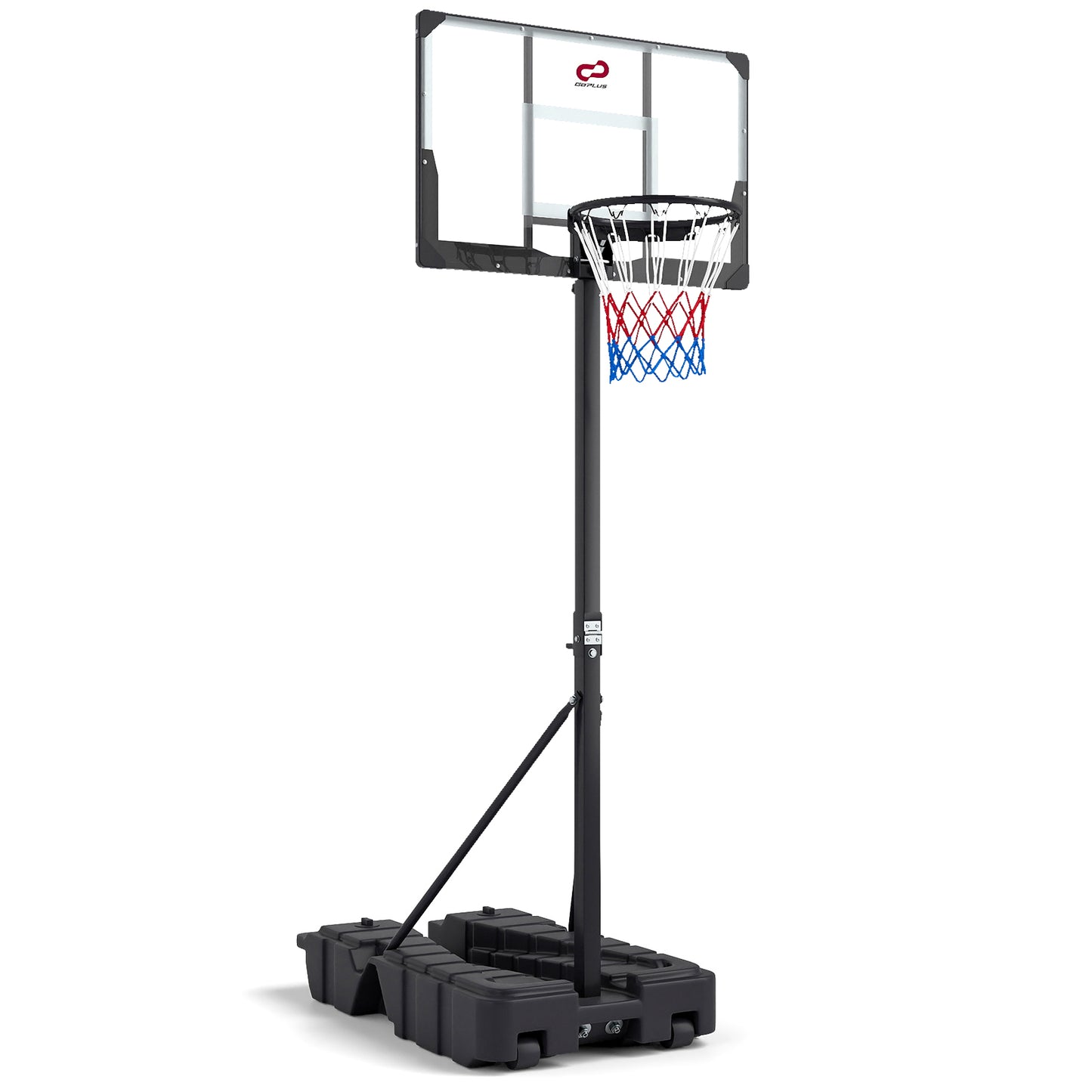 Black Basketball Hoop | Height Adjustable 230-305cm