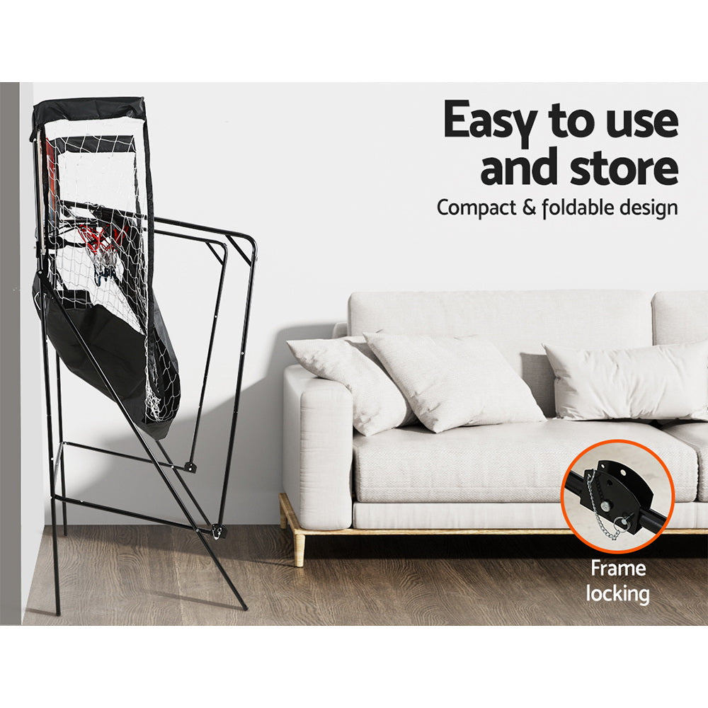 Electronic Basketball Arcade Game with 8 Modes, Double Shoot - ideal for interactive play at home.