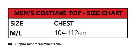 Pennywise IT Costume Top & Mask | Red & White Adult Halloween